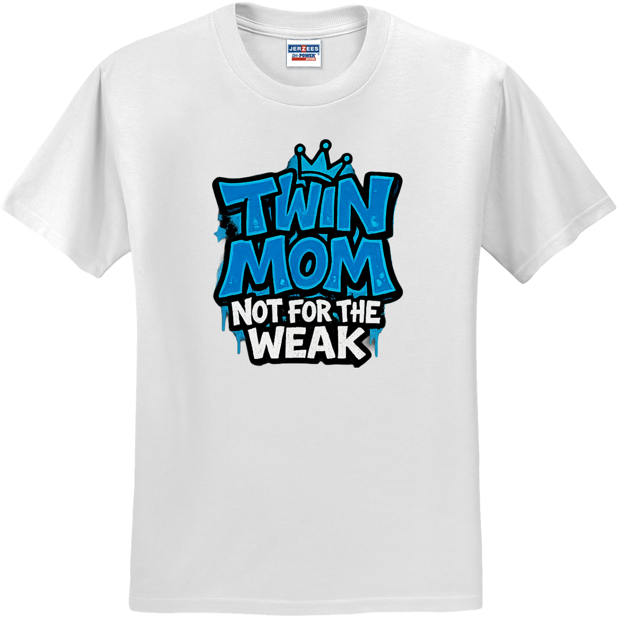 TWIN MOM TEE Blue